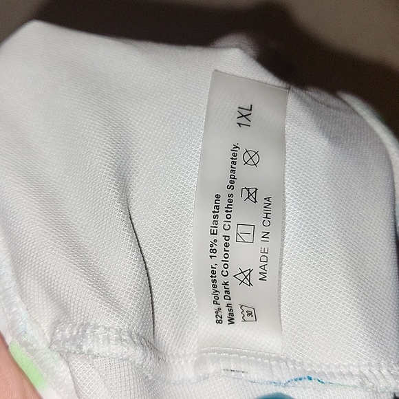 Plus 3 pack Tie Dye Drawstring Halter Triangle High waist bikini Swimsuit 1XL - Picture 3 of 6